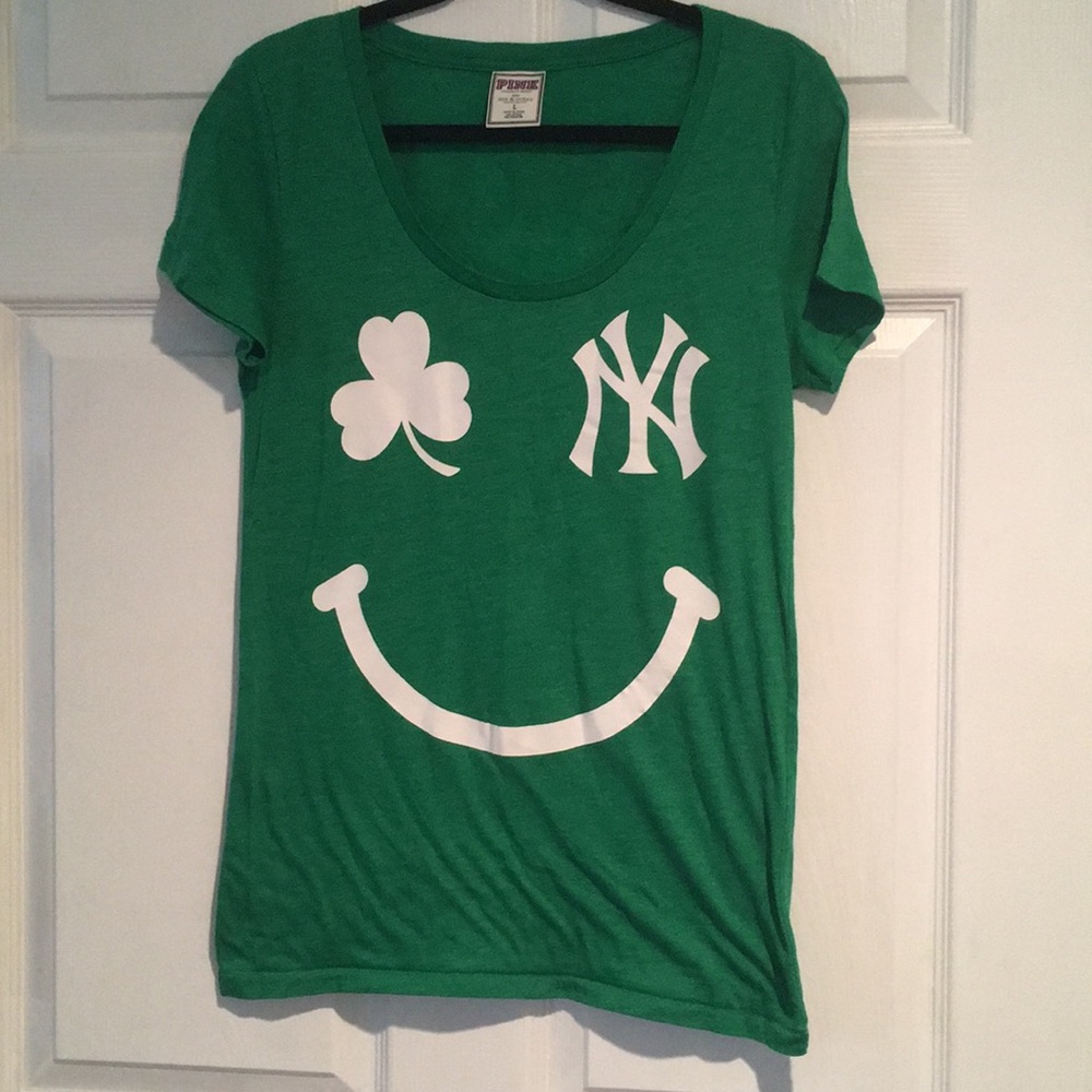 Pink Yankees Tee