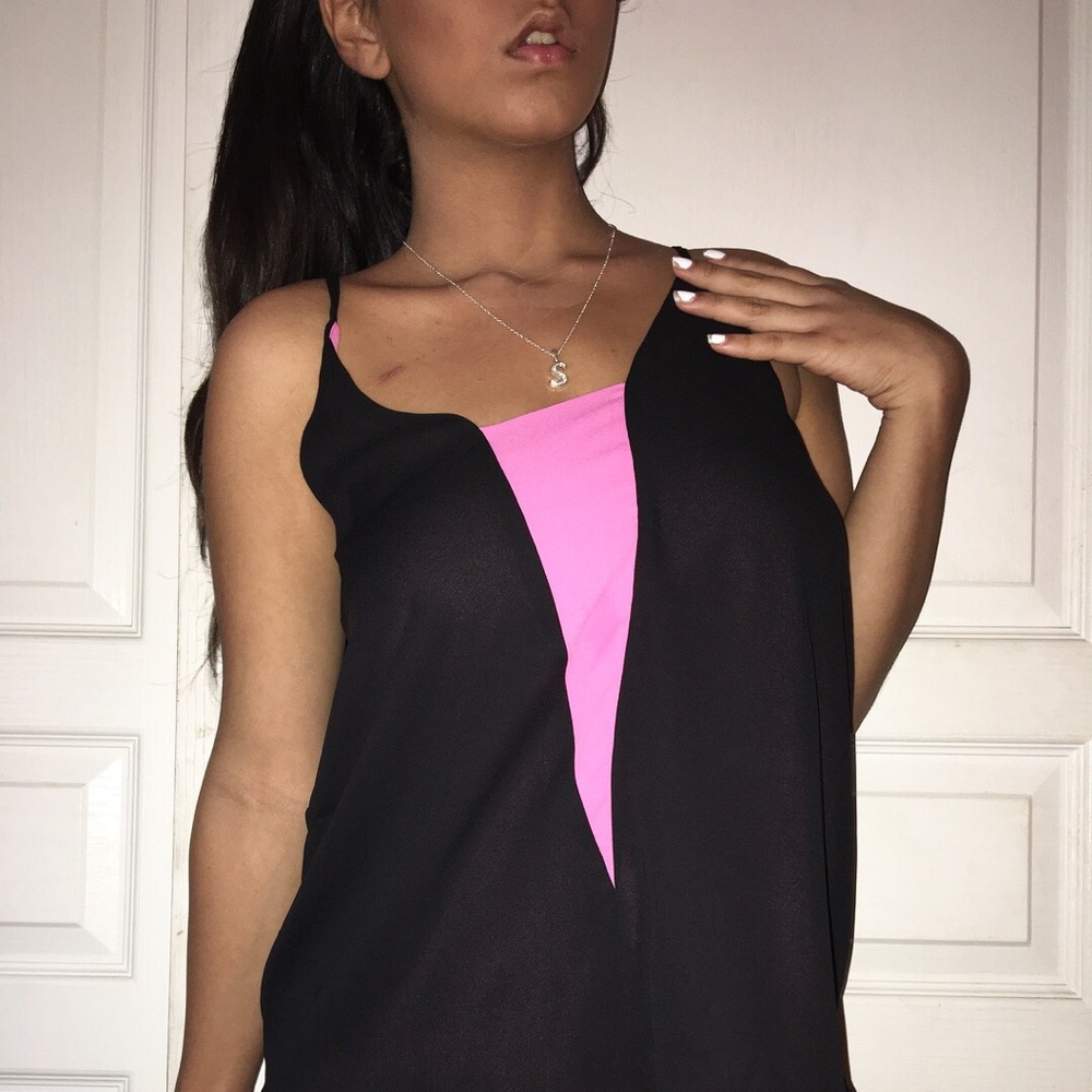 Black and Pink Tank