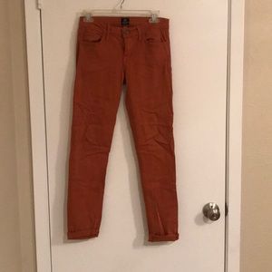 Burnt orange jeans
