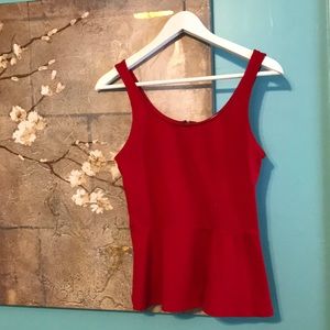Bright red Express top