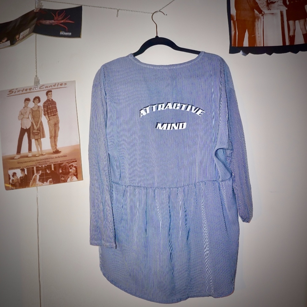 Zara Lightly Worn Attractive Mind High-Low Top