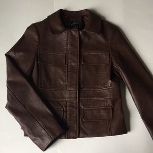 Limited faux leather jacket