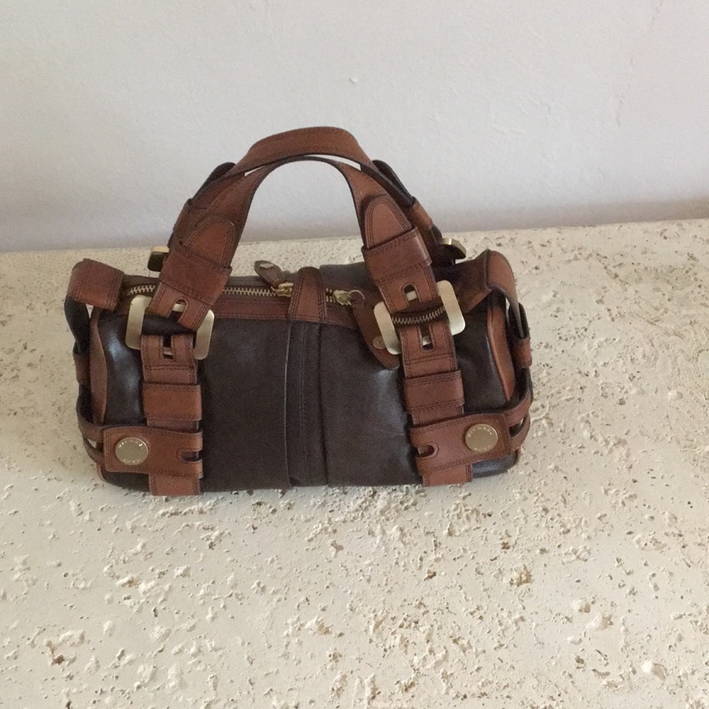 Michael Kors brown leather handbag