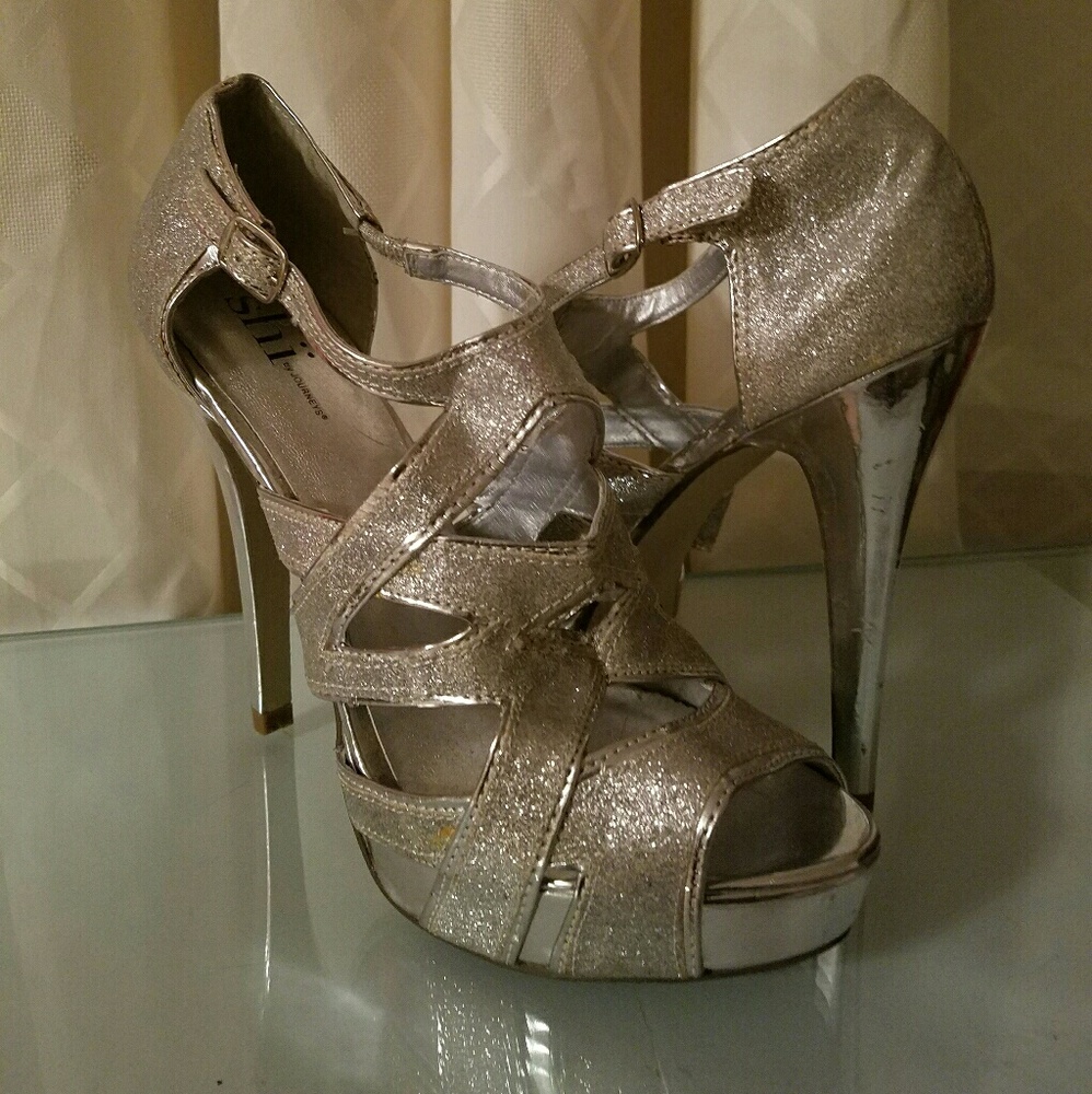 silver heels