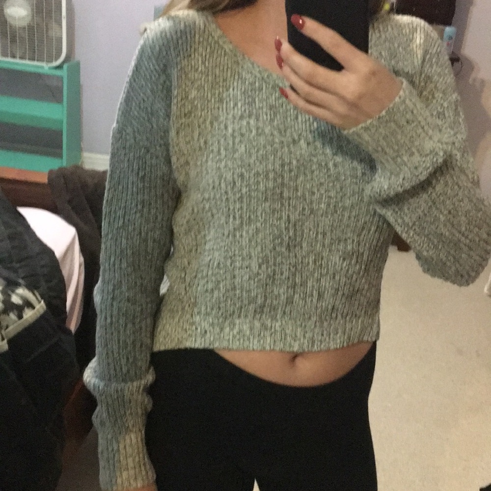 American eagle cropped sweater