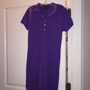 Purple polo dress