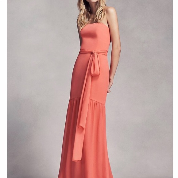 NWT 'WHITE' by Vera Wang bridesmaid dress - Picture 7 of 8