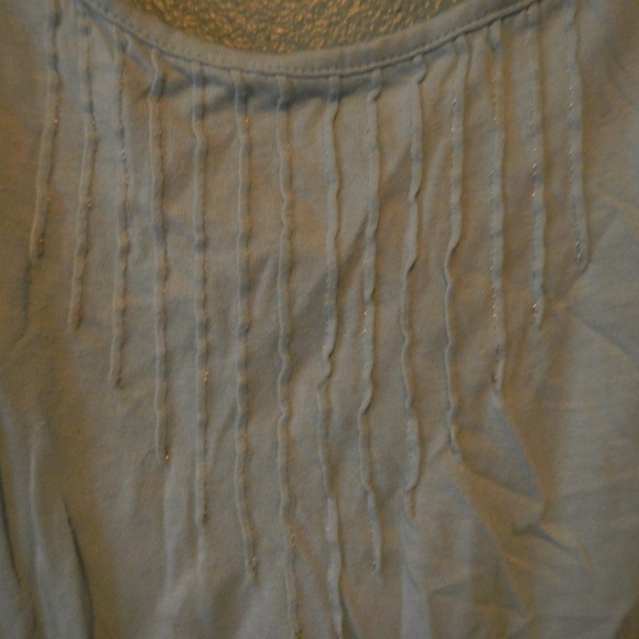 Light blue with silver accents cami - Picture 2 of 3