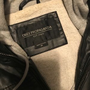 Obey Leather Jacket