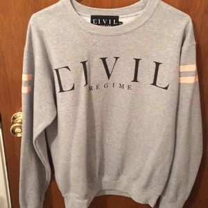 Grey Civil crew neck