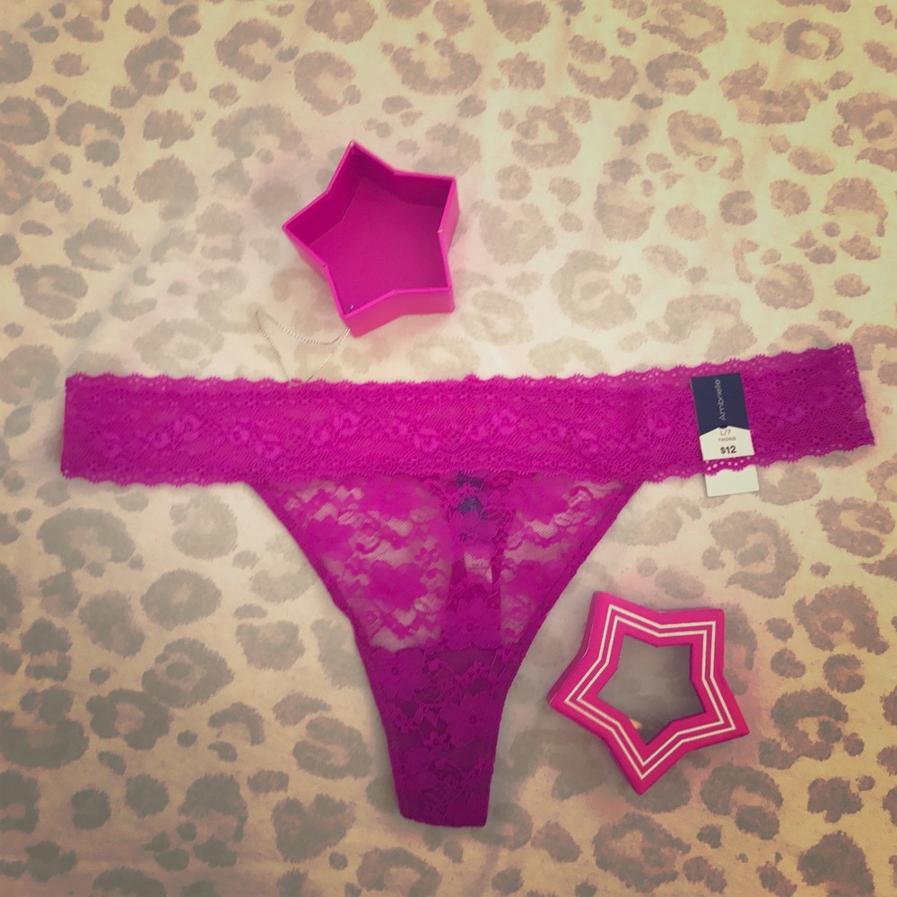 Stocking stuffer lace thong