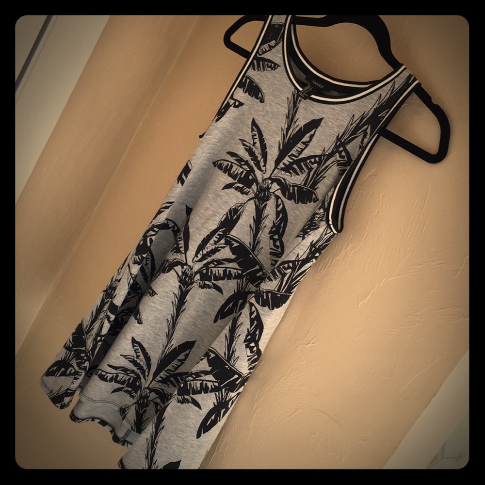 Flirty Circle Palm Tree Dress