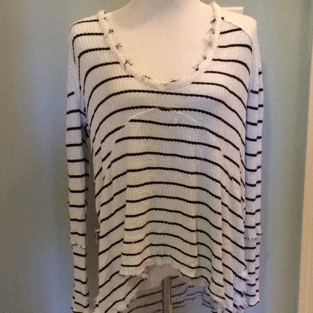L/s knit top