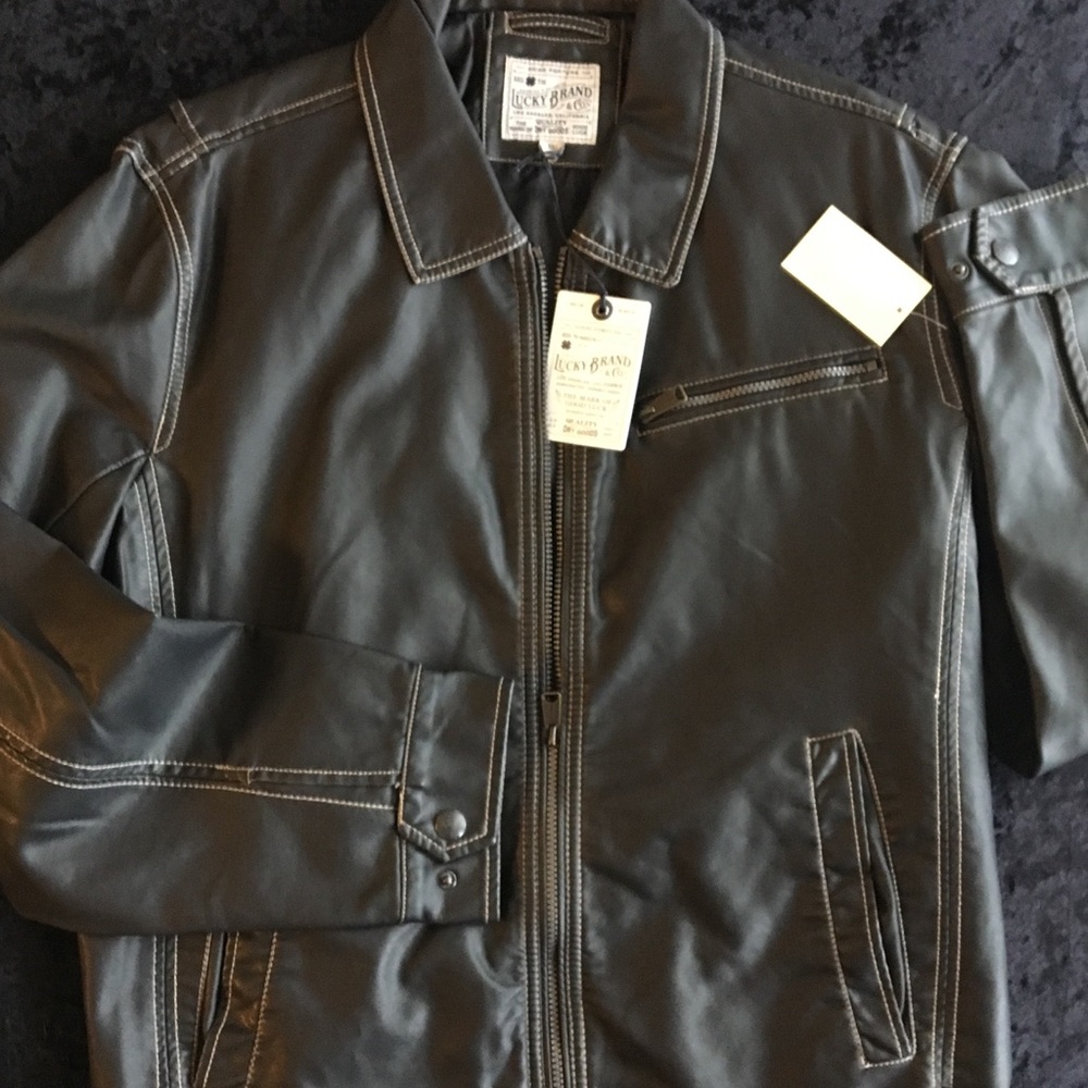 🆕Lucky Brand 🍀Faux Leather Jacket - SALE!!!