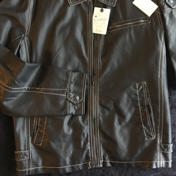 🆕Lucky Brand 🍀Faux Leather Jacket - SALE!!! - Picture 8 of 8