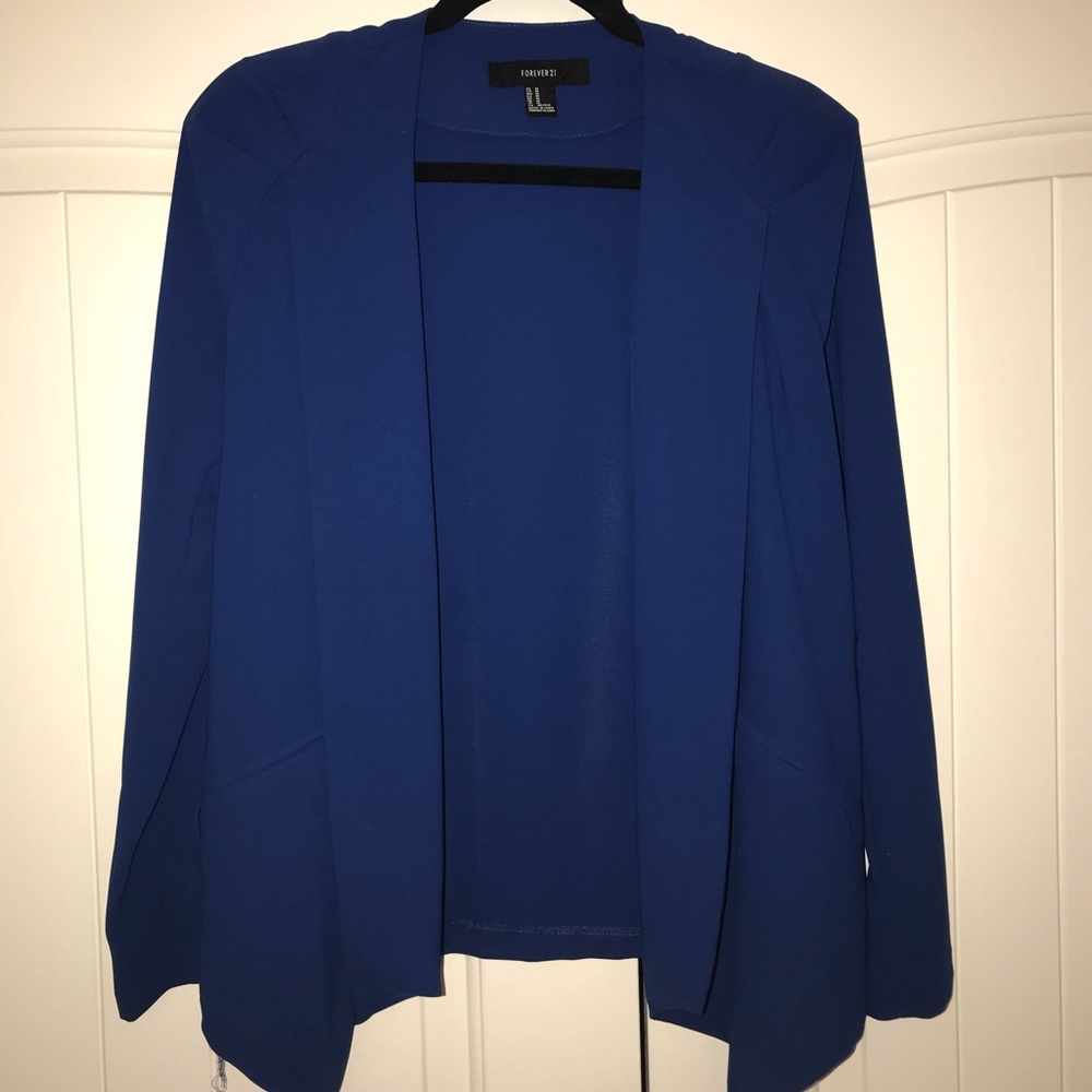 Cobalt blue blazer