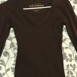 Long sleeve brown shirt