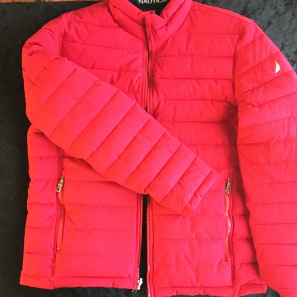 🆕 Nautica REVERSIBLE Winter Coat❄️ Blue & Red!! - Picture 3 of 7
