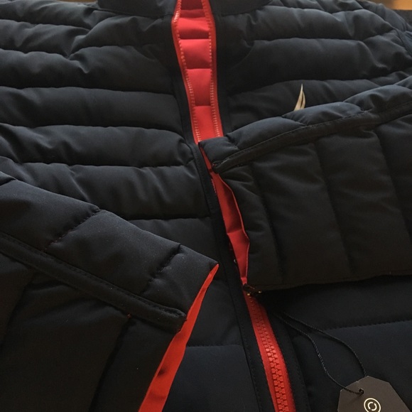 🆕 Nautica REVERSIBLE Winter Coat❄️ Blue & Red!! - Picture 7 of 7