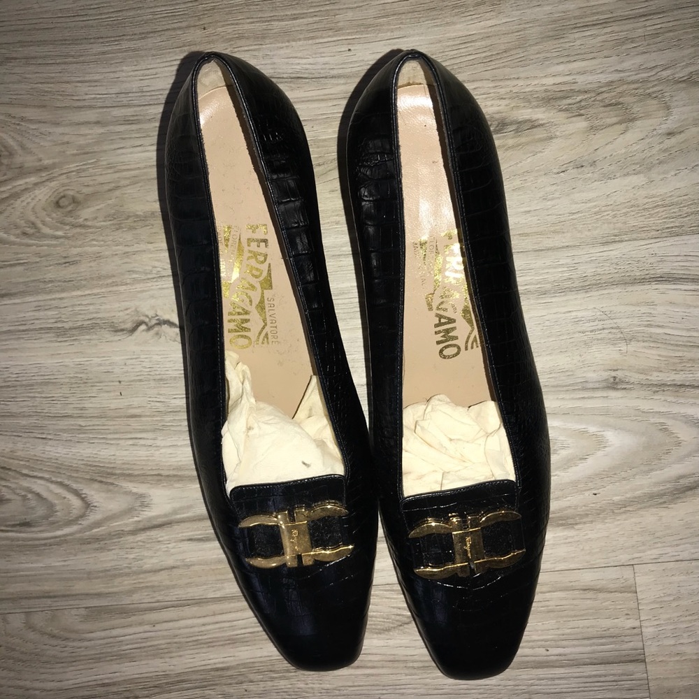 "SOLD" Ferragamo Vintage Loafers New W/O Box/Tags