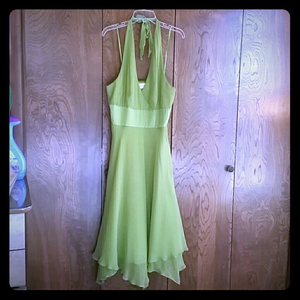 Chartreuse Cocktail Dress