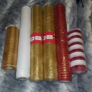 6 Rolls of Deco Mesh! Unopened!