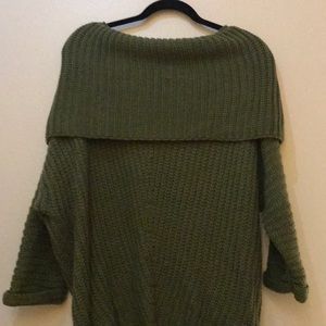 Off the shoulder sweater