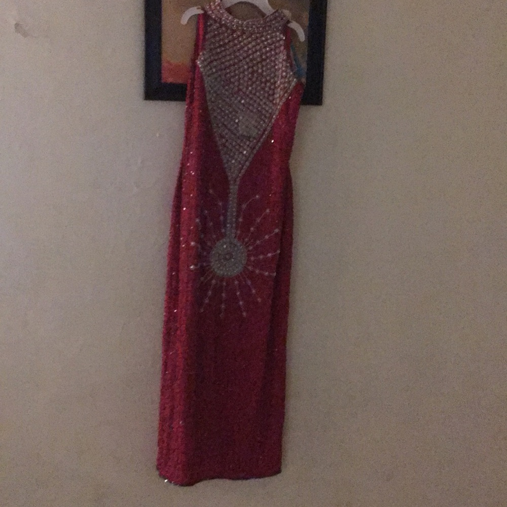 Beaded glittering dress