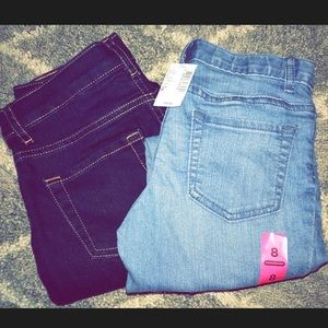 NEW LITTLE GIRL JEANS SET OF 2