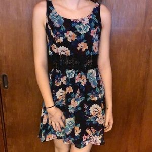 Black Flower Dress