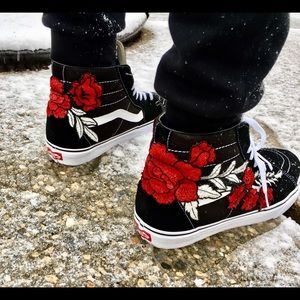 vans red rose vans red rose