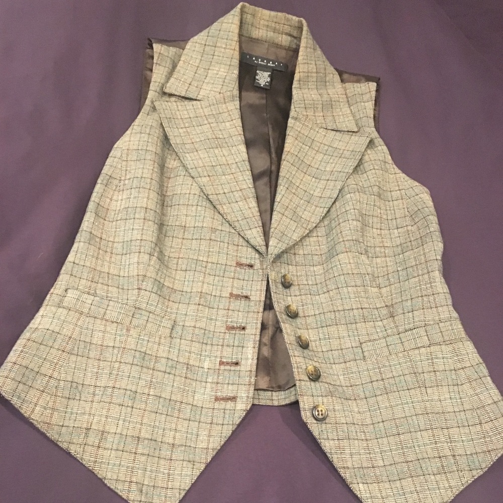 Plaid vest