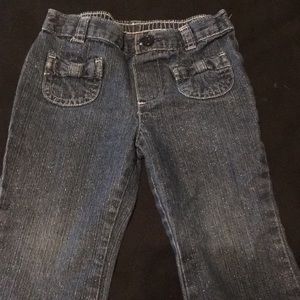 24 month faded glory glitter jeans