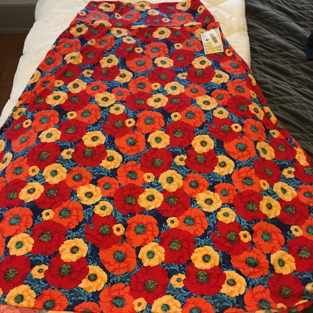 LuLaRoe maxi skirt XXXL