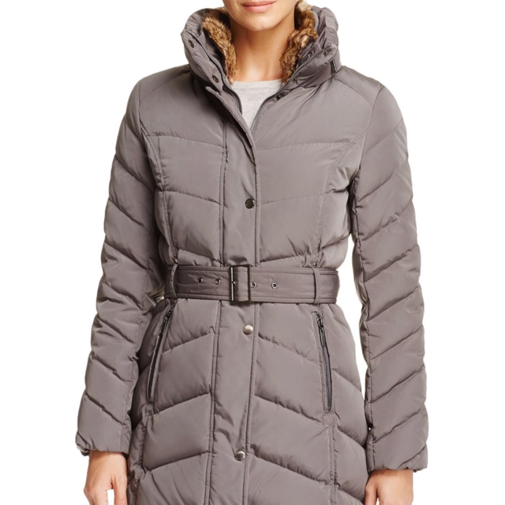 Cole Haan Stand Collar Puffer Coat