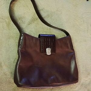 Ralph Lauren brown leather handbag