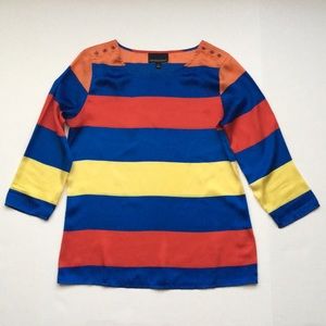 Cynthia Rowley Colorblock Blouse
