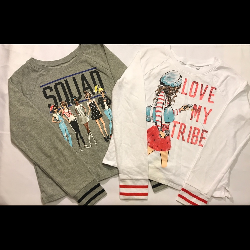 Justice Sweaters- Bundle of 2