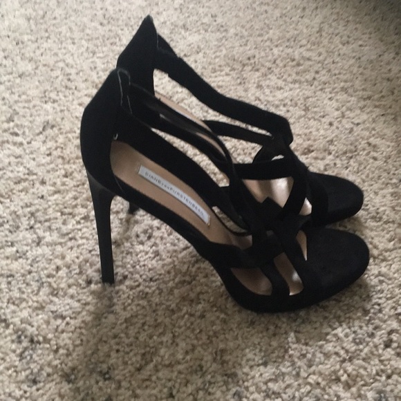 Diane von Furstenberg heels in black suede - Picture 2 of 4