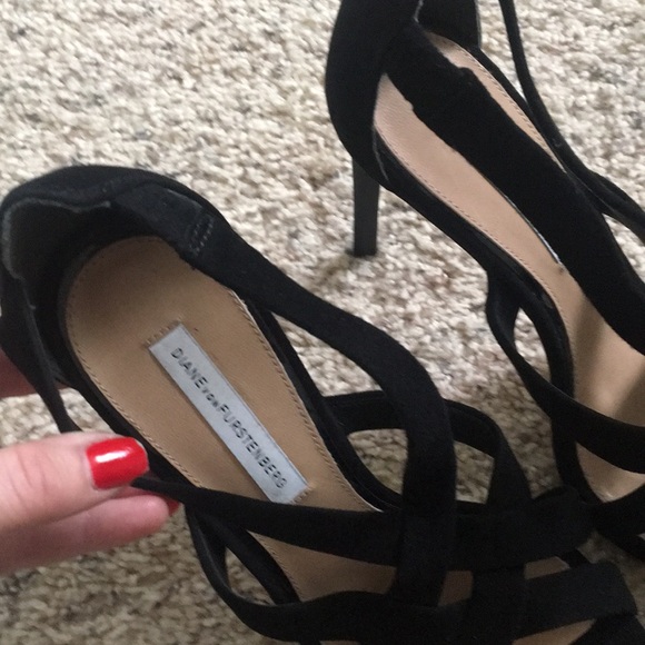 Diane von Furstenberg heels in black suede - Picture 3 of 4