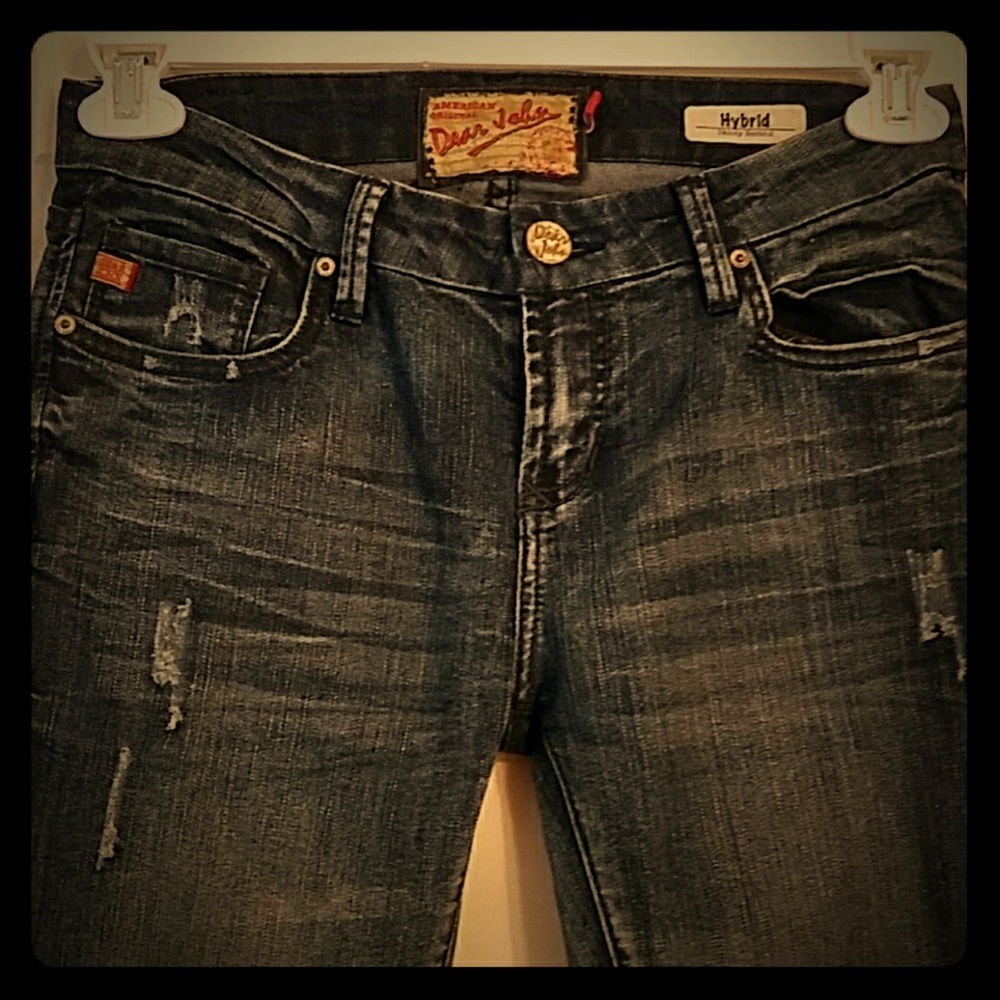 Dear John hybrid skinny/ bootcut jeans.