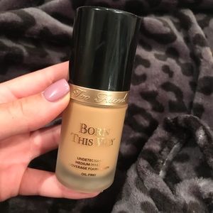 too faced “born this way” foundation- gently used