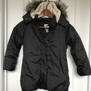Sherpa Lined Hooded Parka Boys 5T Coat