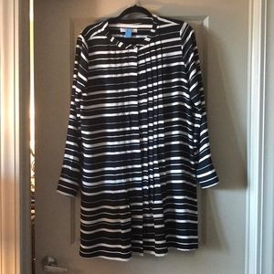 Striped shift dress