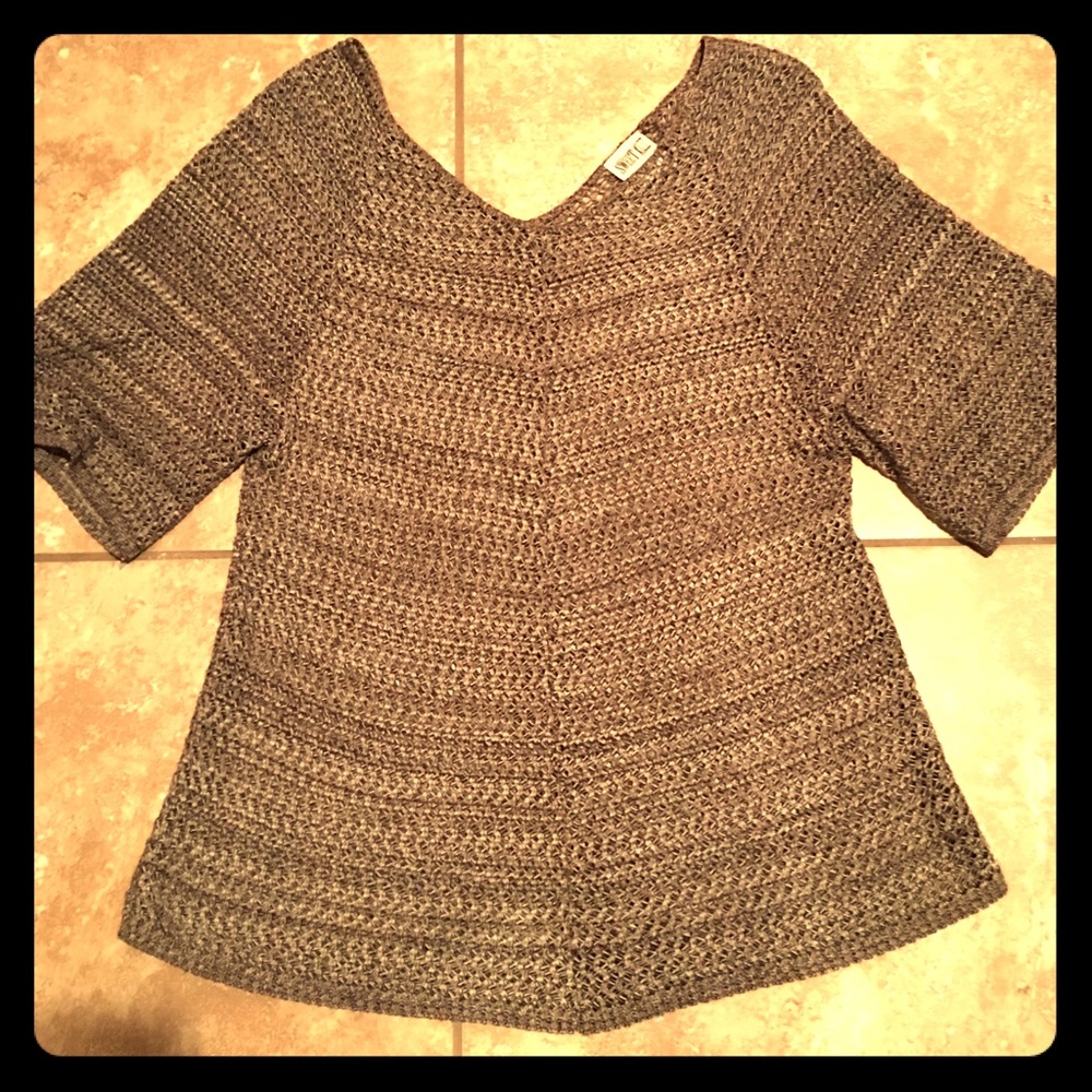 Brown Crochet Top