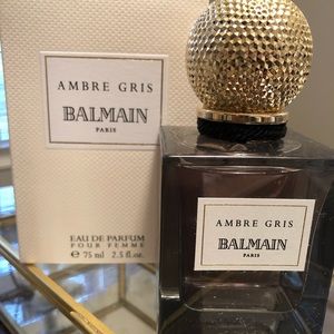 Balmain Ambre Gris Eau De Parfum, New- 99.9% full