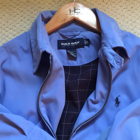 Powder Blue Polo Golf Ralph Lauren Jacket S - Picture 2 of 2
