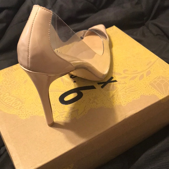 mix no 6 clear heels