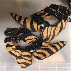 Limited edition Jeffrey Campbell pony hair shoes