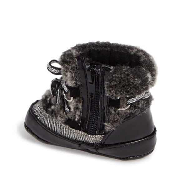Stuart Weitzman Faux Fur Snow Boot (Baby) - Picture 2 of 6